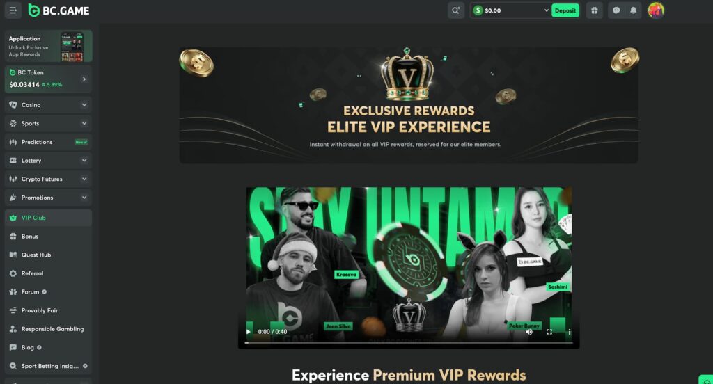 BC.Game VIP program