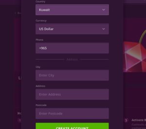 malina casino registration step 4