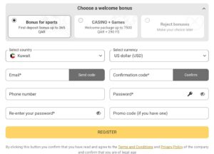 melbet registration by email