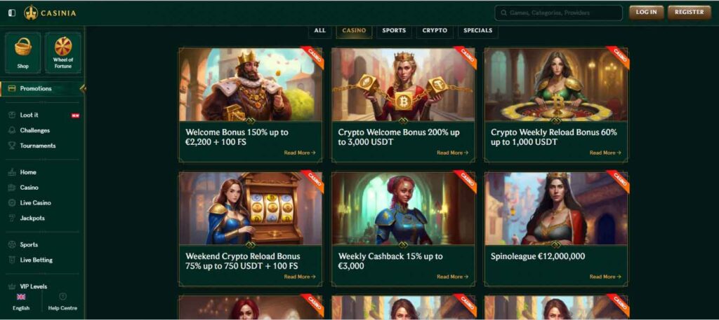 casinia-promotions